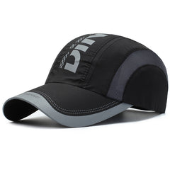 Summer Quick Drying Cap Outdoor Sports Sunscreen Breathable Mesh Cap