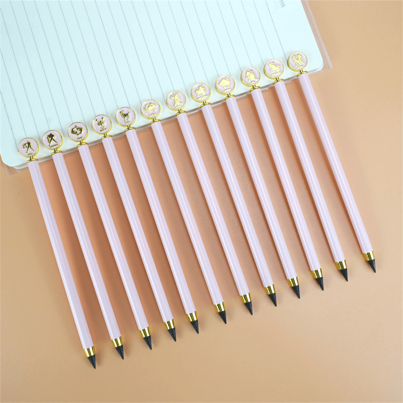 3Pcs Eternal Pencils Creative Drawing Graffiti Replaceable Heads & Designs