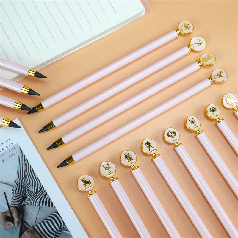 3Pcs Eternal Pencils Creative Drawing Graffiti Replaceable Heads & Designs