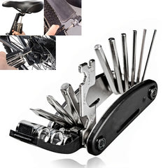 16-In-1 Bike Repair Tool Folding Maintenance Set for Mountain Bike Motorcycle