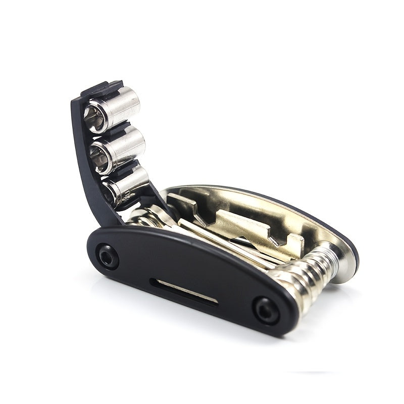 16-In-1 Bike Repair Tool Folding Maintenance Set for Mountain Bike Motorcycle