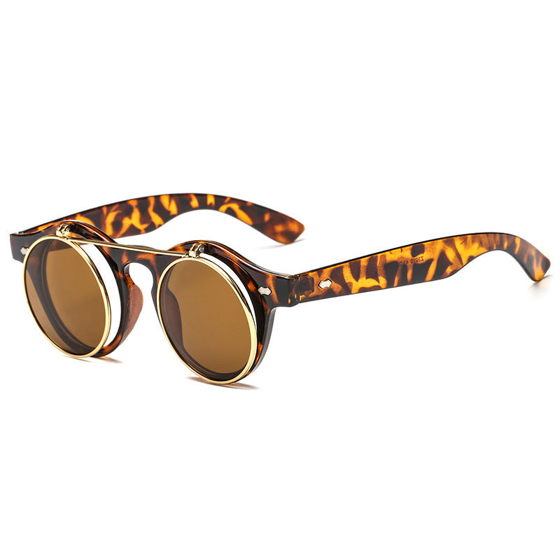 Steampunk Top Bar Sunglasses Retro Vintage UV400 Metal Sun Shades