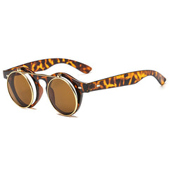 Steampunk Top Bar Sunglasses Retro Vintage UV400 Metal Sun Shades