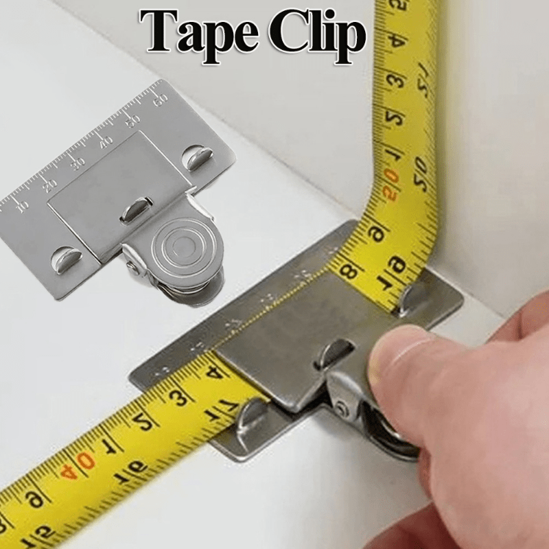 Stainless Steel Measuring Tape Clip for Accurate Measurements