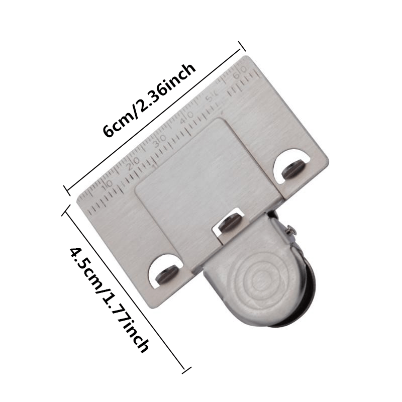 Stainless Steel Measuring Tape Clip for Accurate Measurements