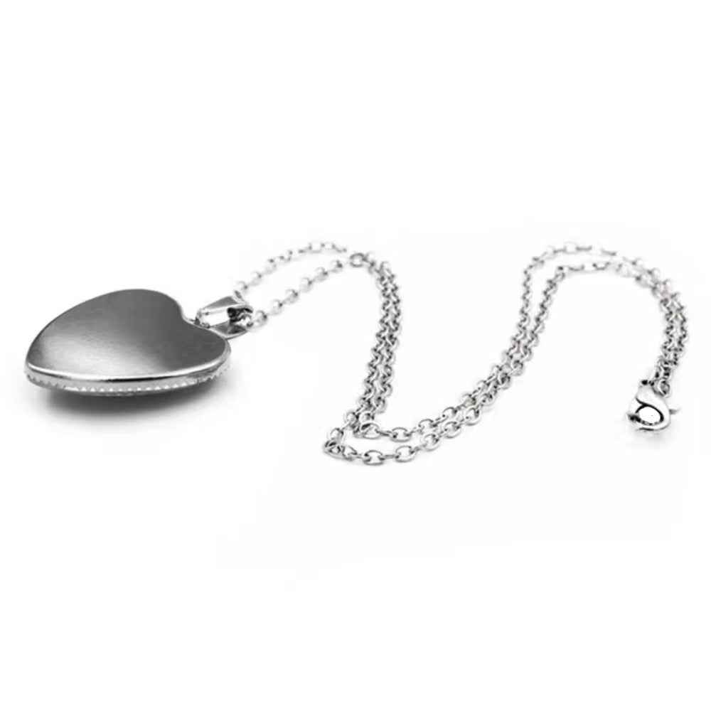 Little Raccoon's Love Animal Detail Heart Pendant Necklace Gift