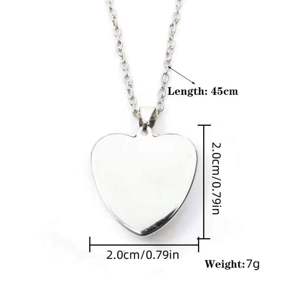 Little Raccoon's Love Animal Detail Heart Pendant Necklace Gift