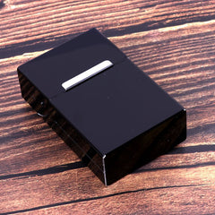 Automatic Flip Aluminum Alloy Cigarette Box Metal Cigarette Case