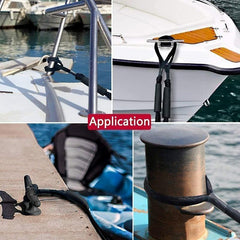 2pcs 121 Boat Bungee Dock Lines Protect Watercraft No Damage