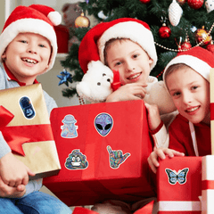 500pcs Holographic Laser Stickers Cartoon Waterproof Sticker