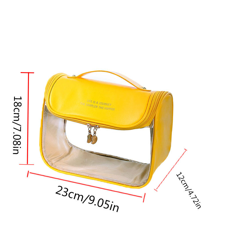 Clear Makeup Bag Waterproof Travel Storage Pouch Large Capacity