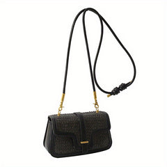 Straw Woven Crossbody Bag Beach Shoulder Handbag & Purse