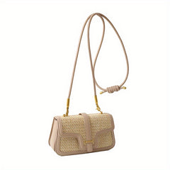 Straw Woven Crossbody Bag Beach Shoulder Handbag & Purse