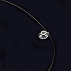 Men's Rhinestone Choker Necklace