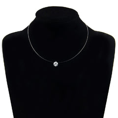 Men's Rhinestone Choker Necklace