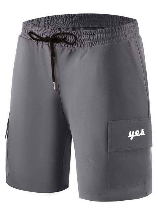 Classic Cargo Shorts Men s Casual Pocket Waist Drawstring Cargo Shorts