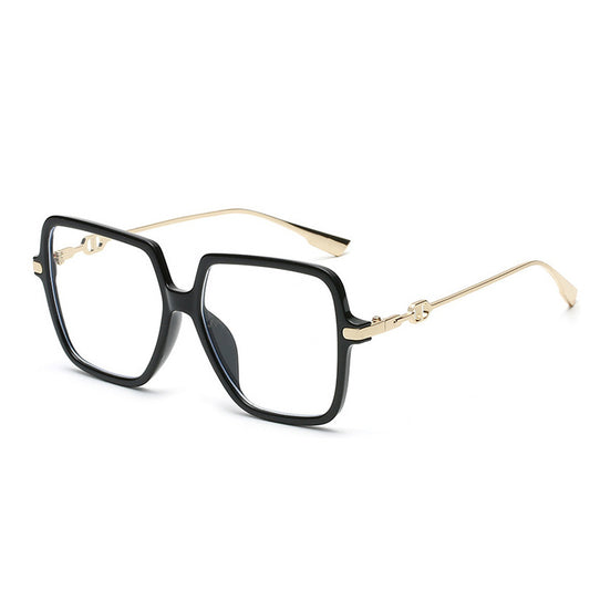 Light Blocking Glasses TR90 Square Clear Lens Anti Eyestrain Glasses