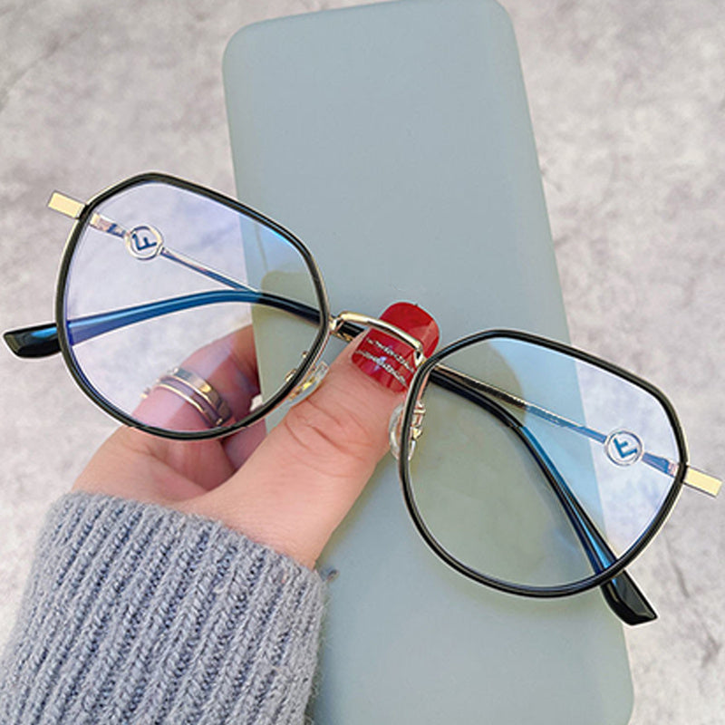 Light Blocking Glasses Clear Lens Anti Eyestrain Computer Glasses