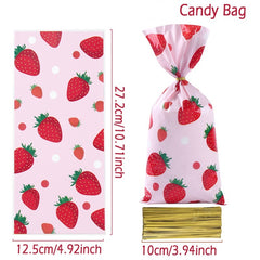 50pcs Pink Butterfly Candy Gift Bags for Girls Birthday Baby Shower Wedding