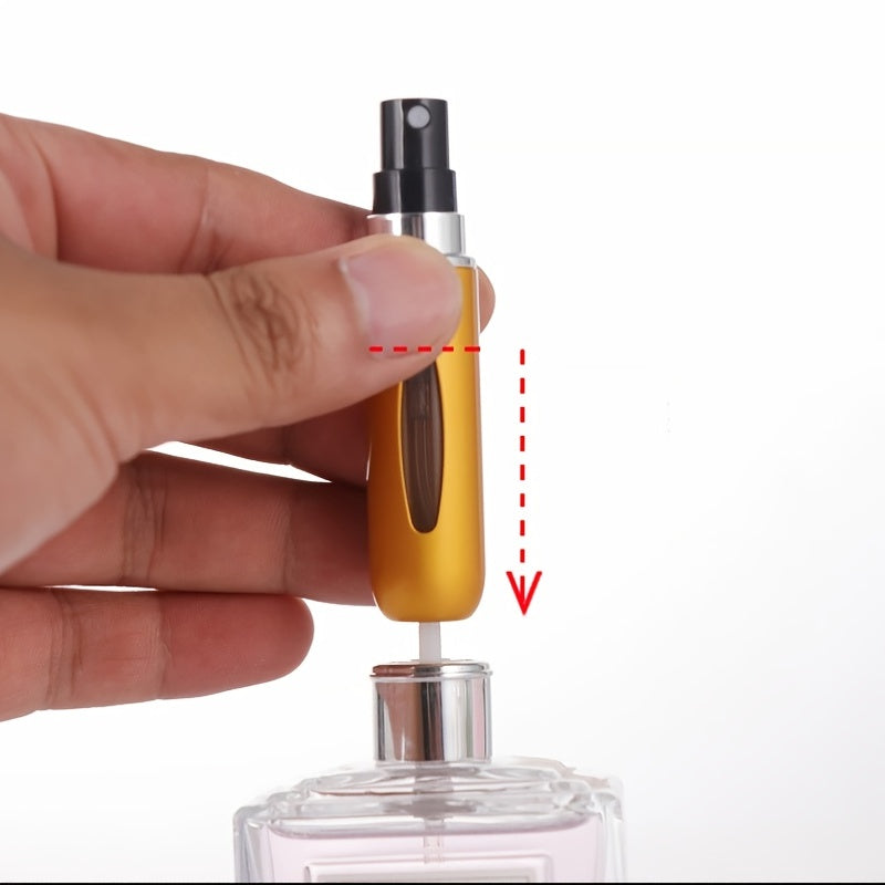 2pcs Mini Refillable Perfume Atomizer Bottles Portable Travel Makeup Container