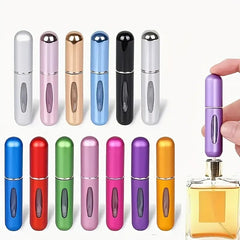 2pcs Mini Refillable Perfume Atomizer Bottles Portable Travel Makeup Container