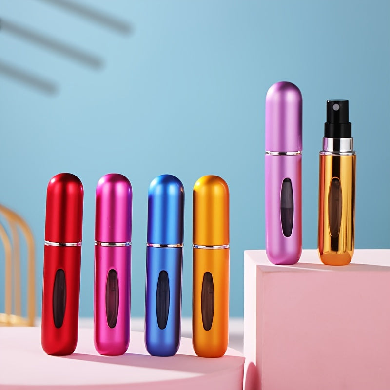 2pcs Mini Refillable Perfume Atomizer Bottles Portable Travel Makeup Container