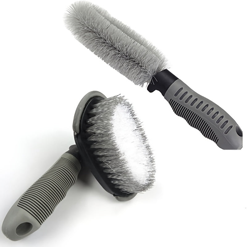 Alloy Wheel Tire Rim Scrub Brush Cleaning Tool For Car Truck