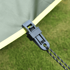 5pcs Tarp Clip Set Lock Grip Reusable Tent Tighten Clamps
