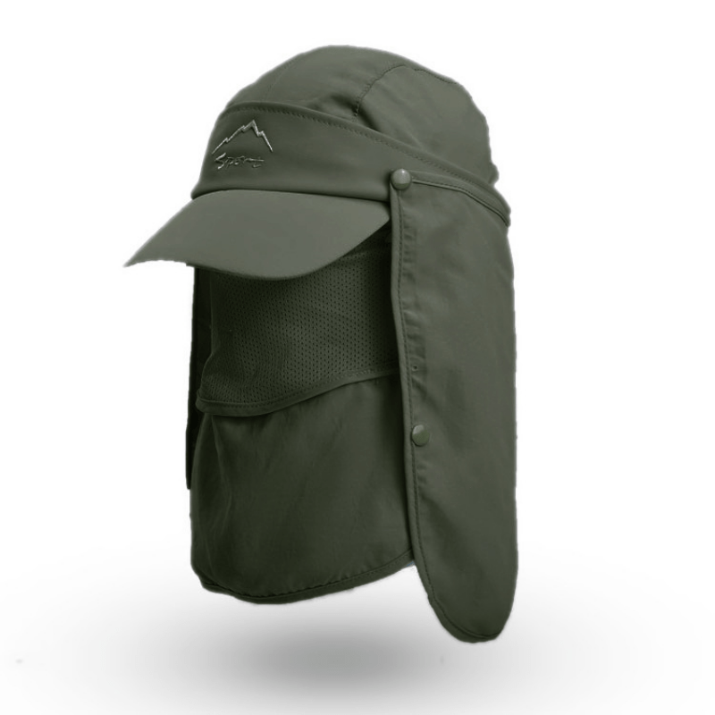 Sun Cap Boonie Hat with Removable Face Shield for Outdoor Protection