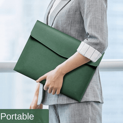 Business Waterproof Leather File Bag A4 Paper File Bag