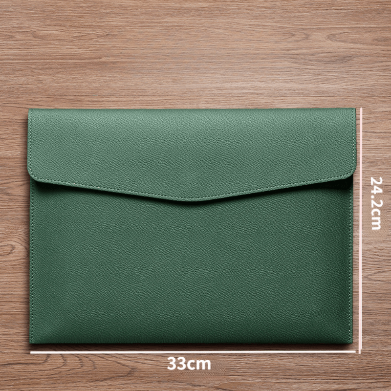 Business Waterproof Leather File Bag A4 Paper File Bag