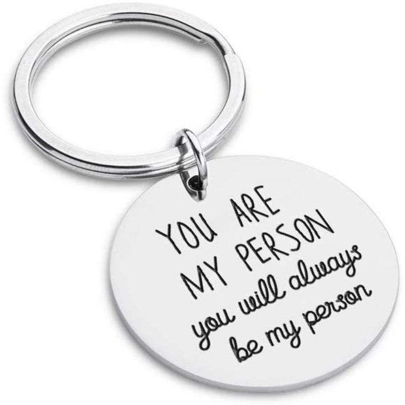 You Are My Person Couples Keychain Gift For Girlfriend Boyfriend