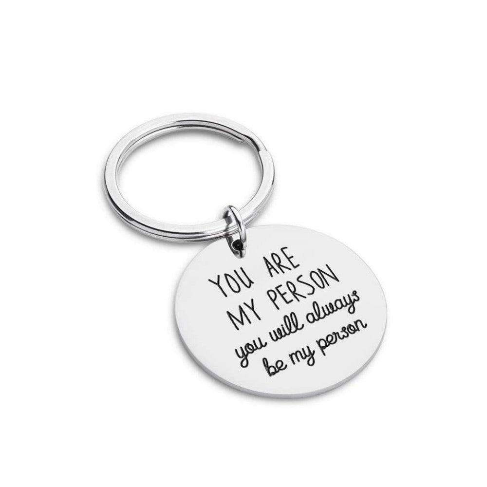 You Are My Person Couples Keychain Gift For Girlfriend Boyfriend