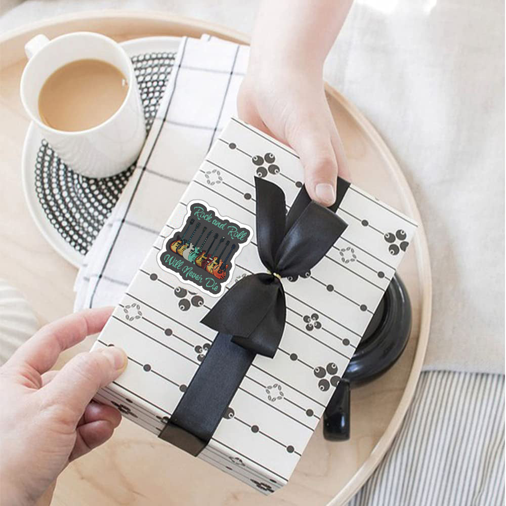 500pcs Rock Round Self Adhesive Label Stickers Paper DIY Creative Tape