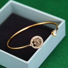 Tree Of Life Rhinestone Bracelet - Perfect Gift For Girls