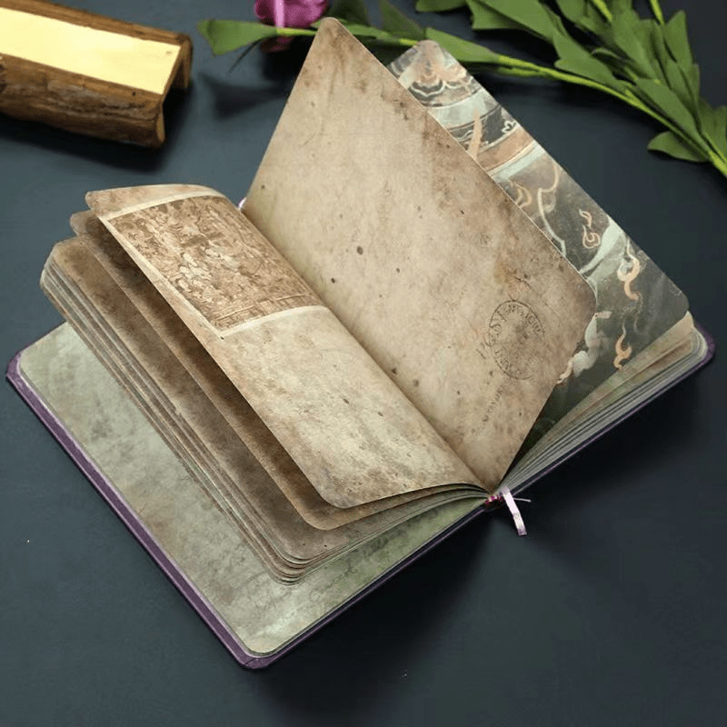 Retro Dunhuang Illustration Notebook for School & Office
