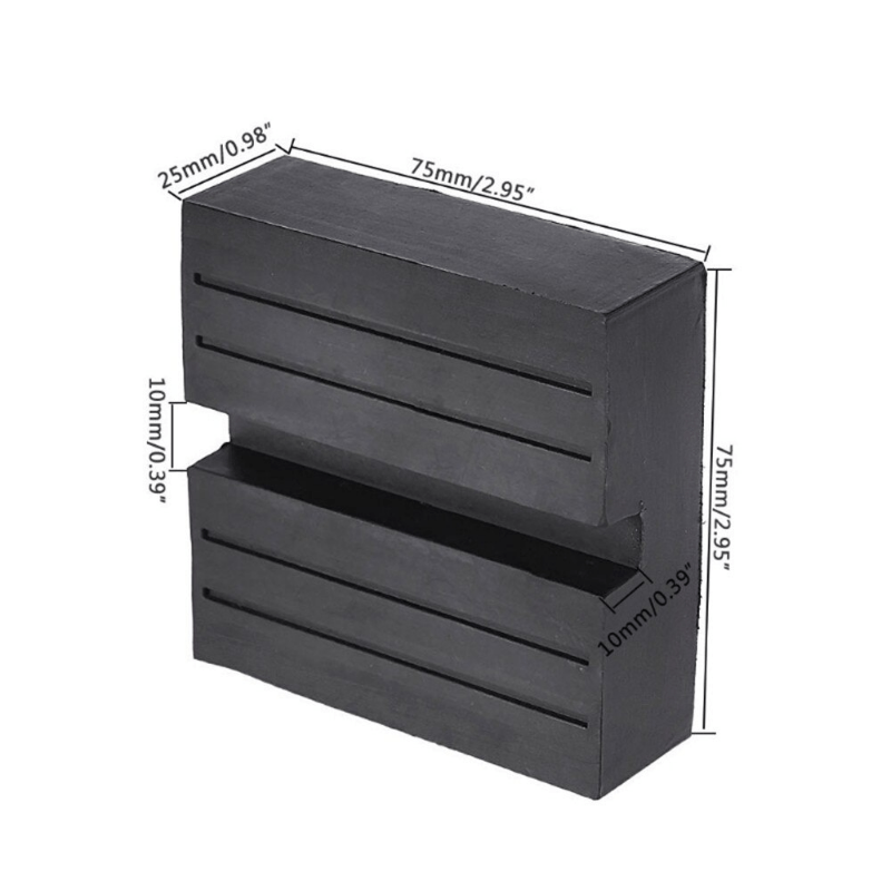 Car Lift Jack Stand Rubber Pads Repair Kit for Frame Rail Floor Jacks