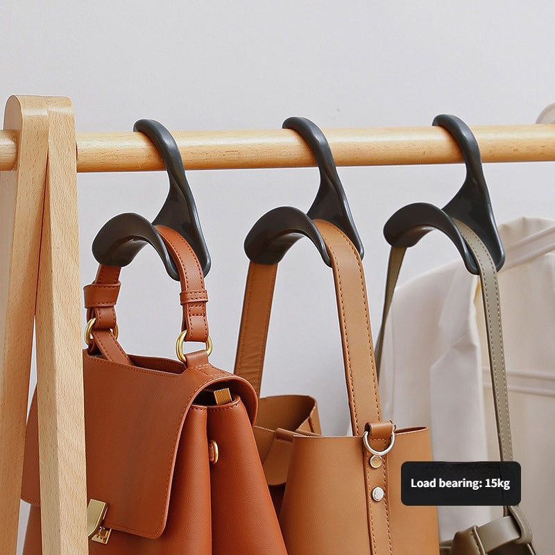 3pcs Hanging Bags Hangers Wardrobes Hooks Handbags Hats Storage Racks