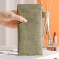 Sunglasses Storage Bag Portable Glasses Box Automatic Closing