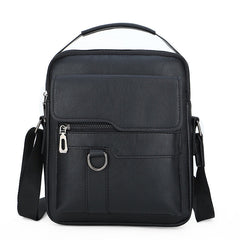 Men's Vintage PU Leather Crossbody Bag Casual Shoulder Bag