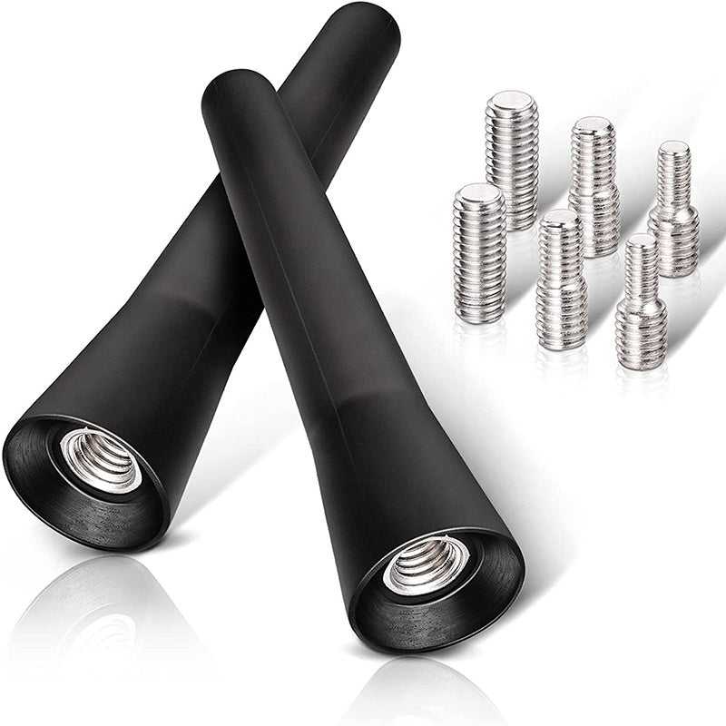 Mini Short Strong Car Antenna 6.5 cm w/ Screws