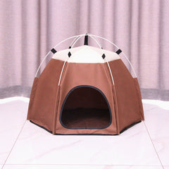Foldable Pet Tent Bed for Indoor Playtime