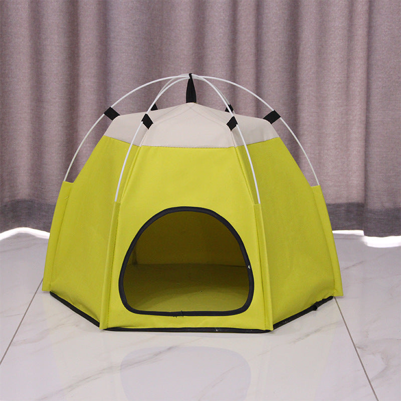 Foldable Pet Tent Bed for Indoor Playtime