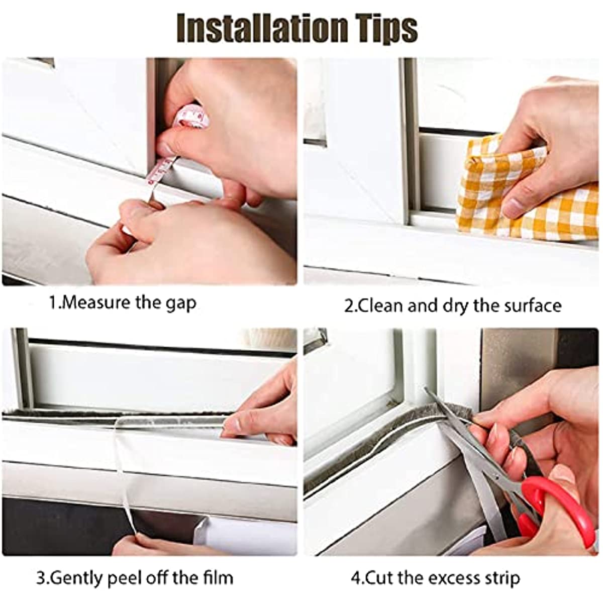 33ft Home Door & Window Weatherstrip - Keep Your Home Sealed & Protected