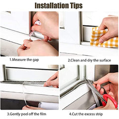 33ft Home Door & Window Weatherstrip - Keep Your Home Sealed & Protected