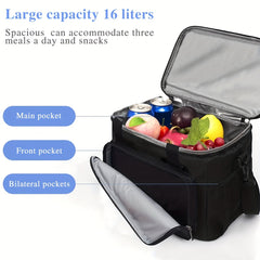 Rectangle Lunch Bag Insulated Lunch Bag Work Office Picnic Leak Proof Lunch Box
