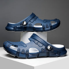 Men's Lightweight Comfy Clogs Hollow Out Non Slip Garden Shoes