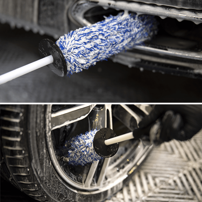 Microfiber Car Wash Brush with Non Slip Handle