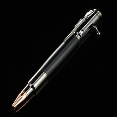 Gun Bolt Pen with Push Action Mechanism & Multifunctional Ballpoint Pen