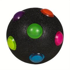 Luminous Dog Flashing Ball Toy Elastic Dog Interactive Chasing Chew Toy